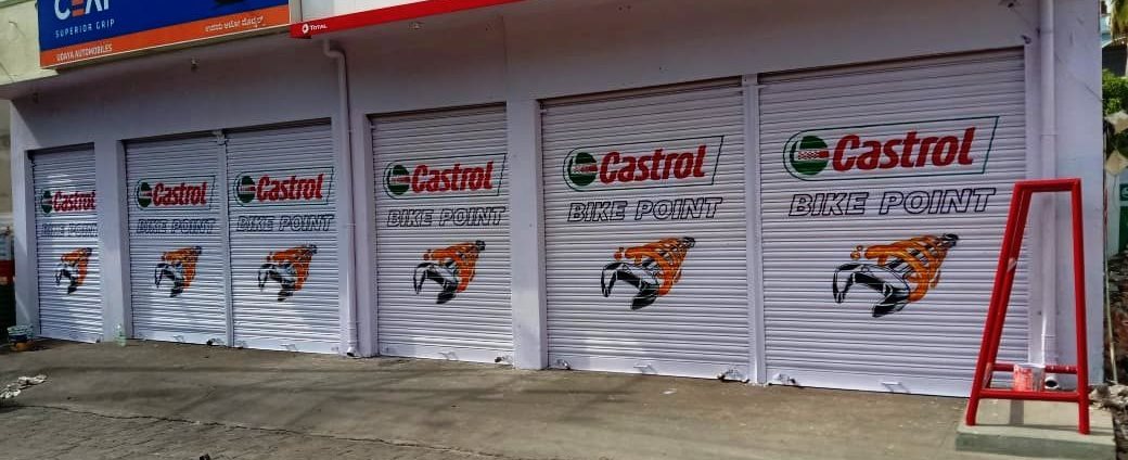 Dealer Shutter painting